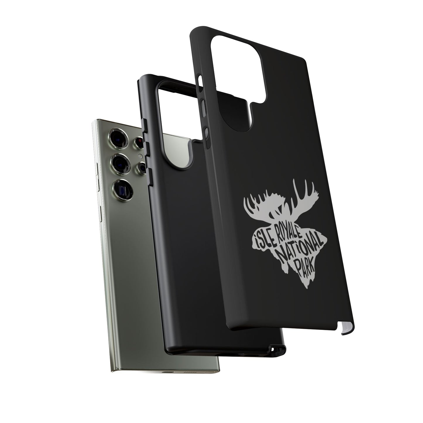 Isle Royale National Park Phone Case - Moose Design
