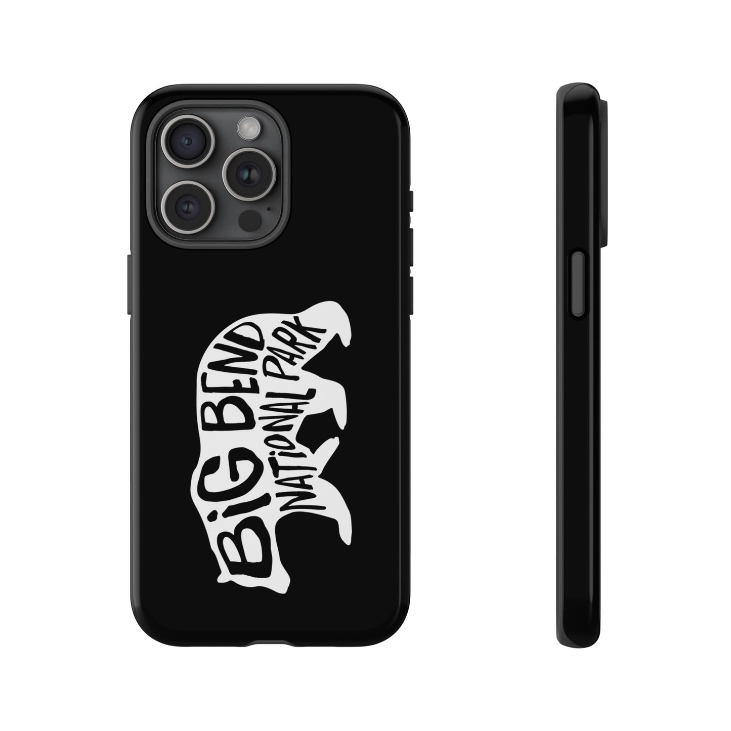 Big Bend National Park Phone Case - Black Bear Design