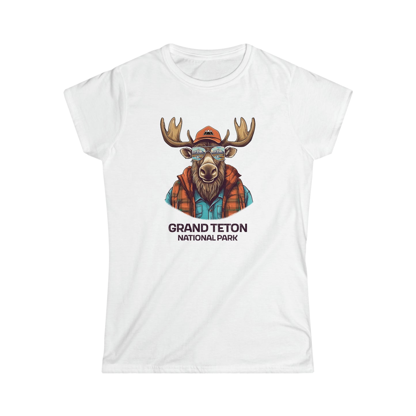 Grand Teton Denali National Park Women's T-Shirt - Cool Moose