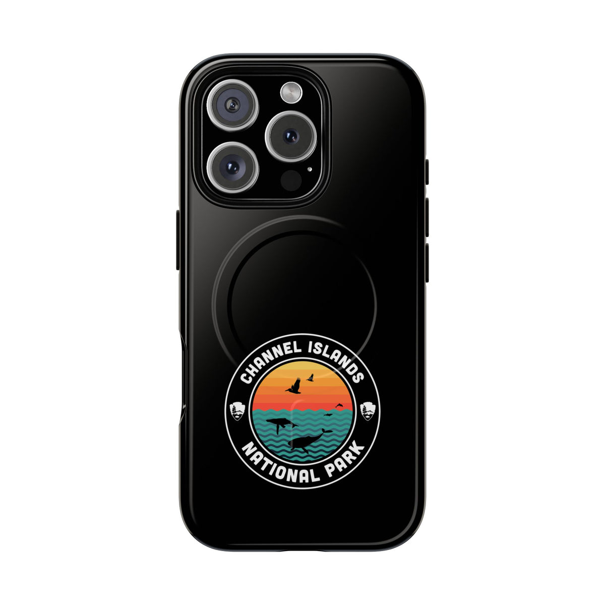 Channel Islands National Park iPhone Case with MagSafe - Round Emblem Design