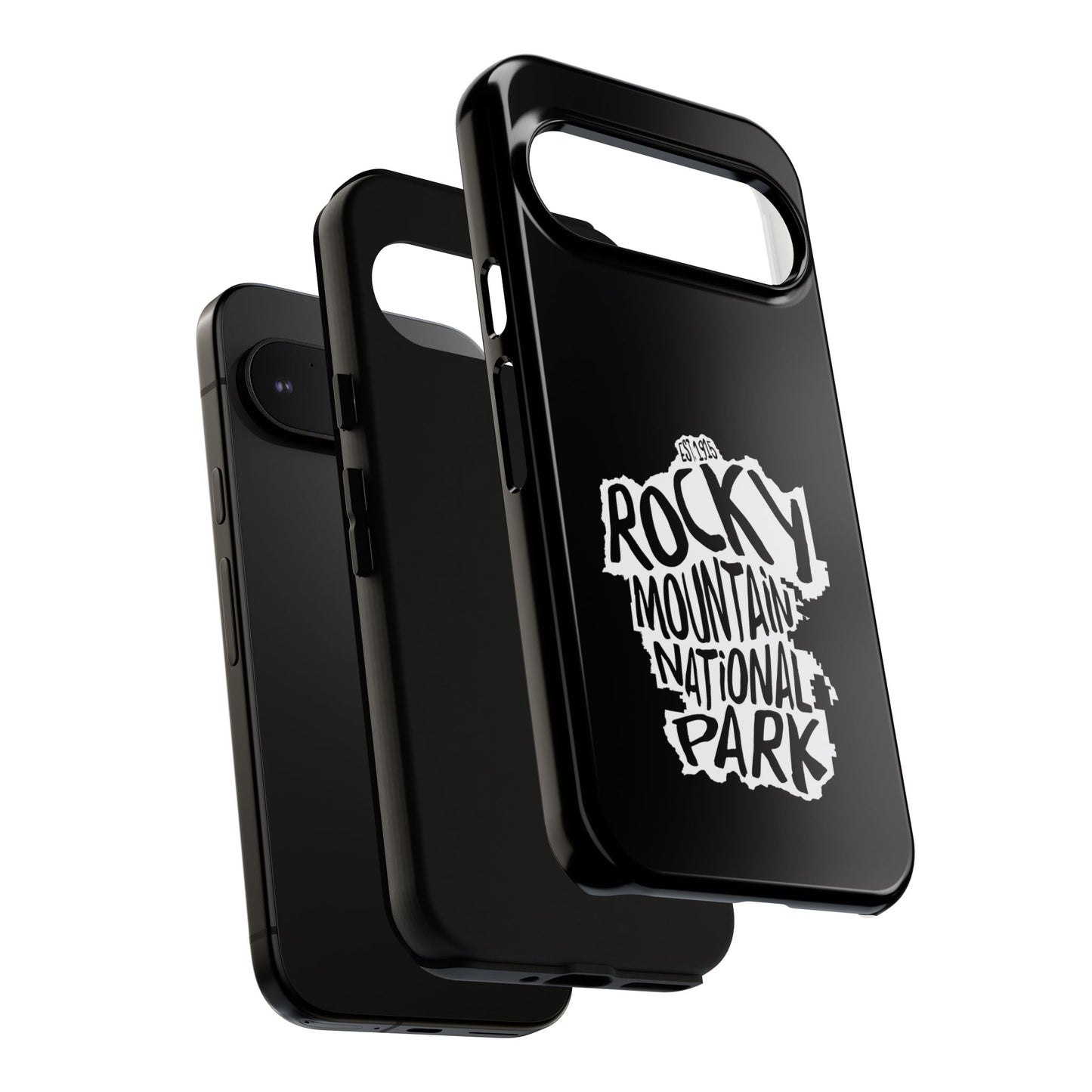 Rocky Mountain National Park Phone Case - Map Design