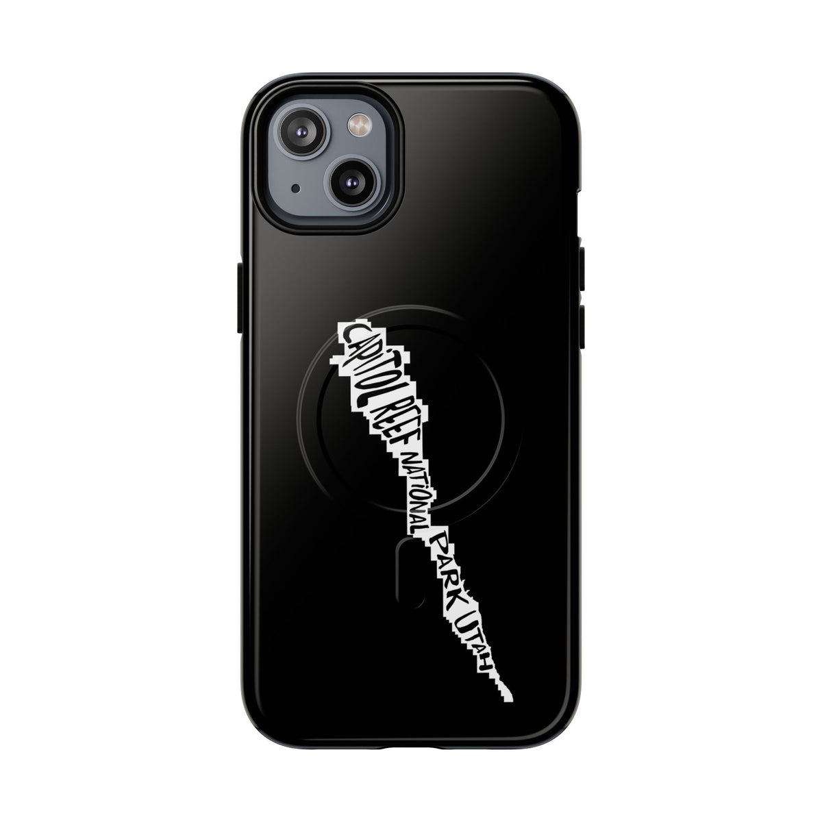 Capitol Reef National Park iPhone Case with MagSafe - Map Design