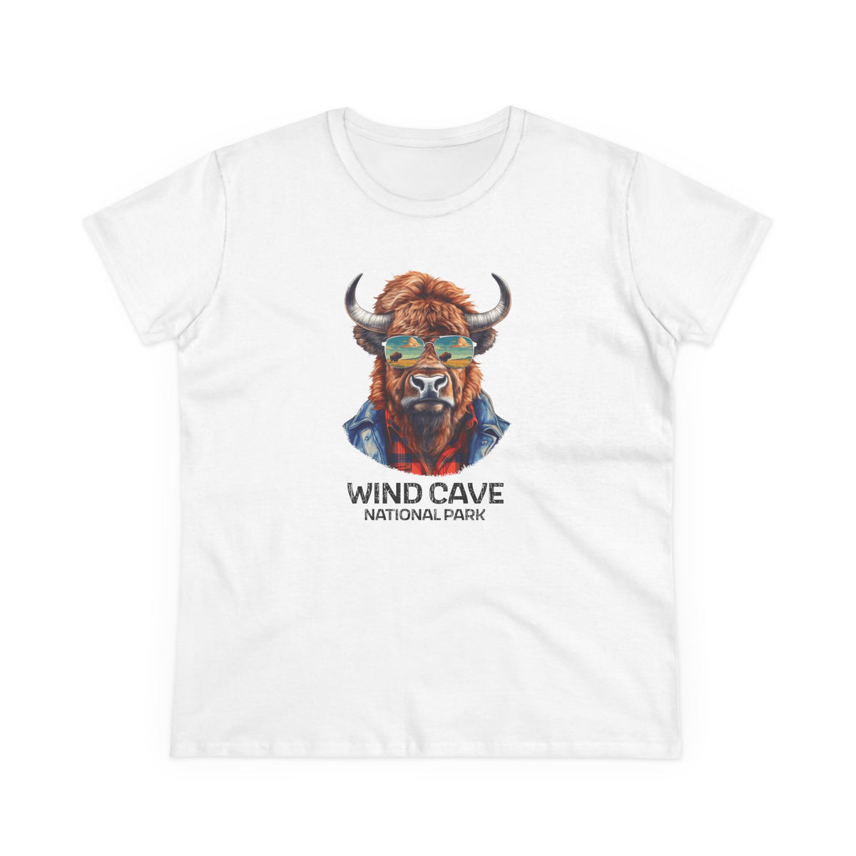 Wind Cave National Park Women's T-Shirt - Cool Bison