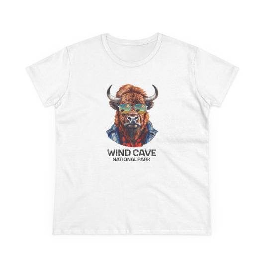 Wind Cave National Park Women's T-Shirt - Cool Bison