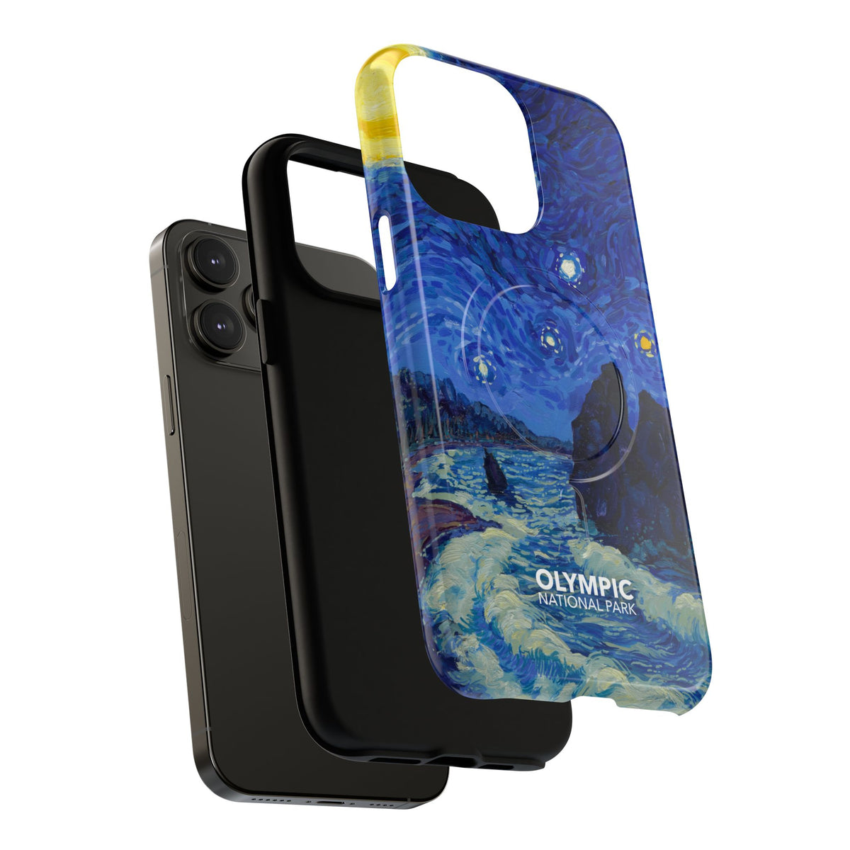 Olympic National Park iPhone Case with MagSafe - Starry Night