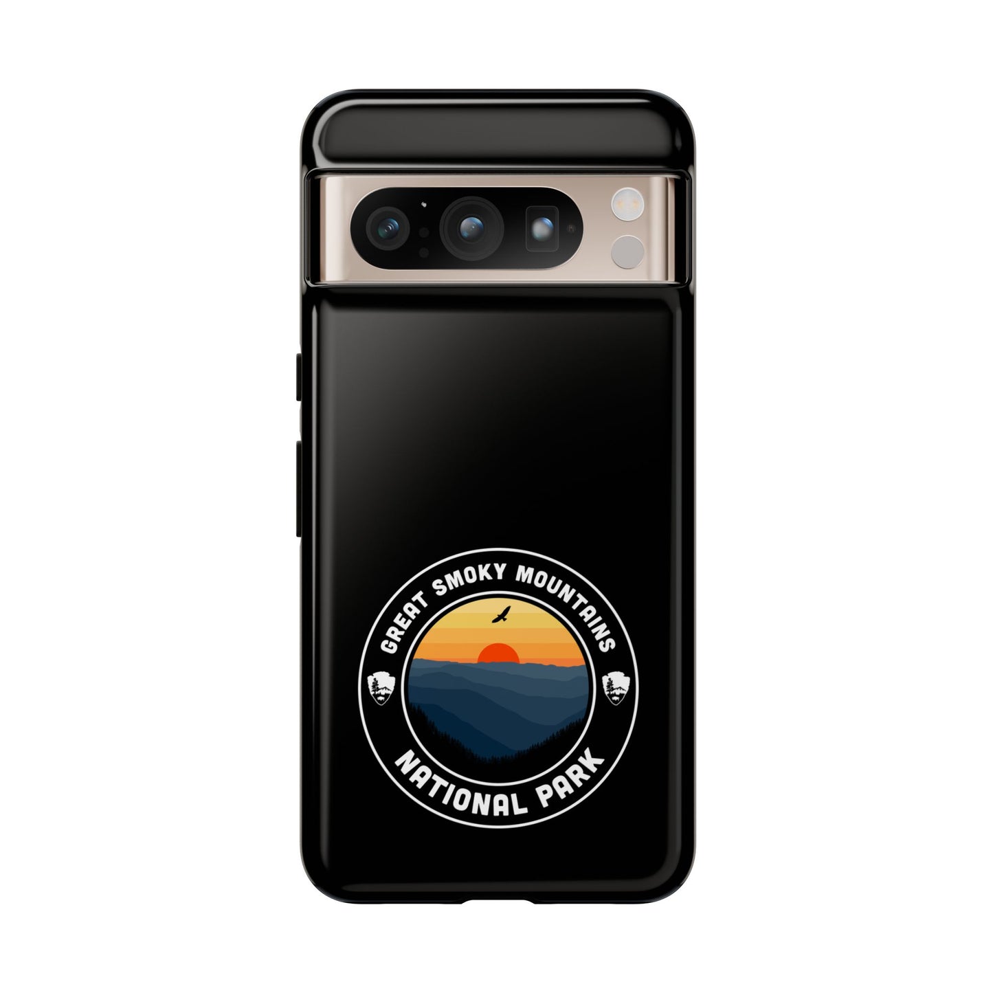 Great Smoky Mountains National Park Phone Case - Round Emblem Design