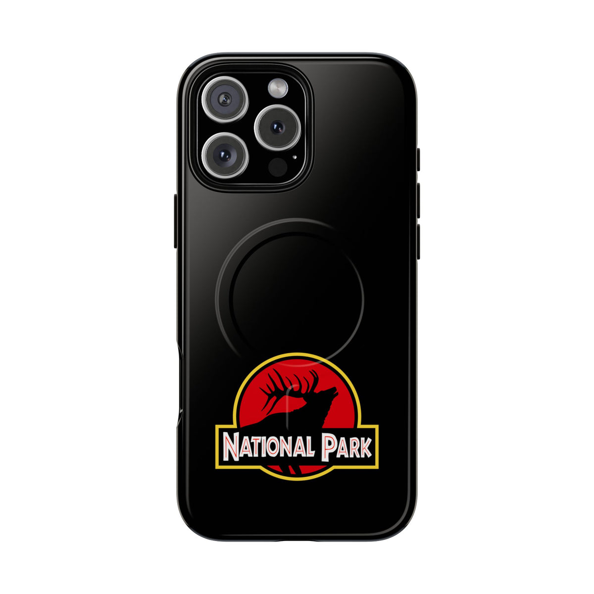 Elk National Park iPhone Case with MagSafe - Parody Logo