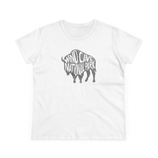 Wind Cave National Park Women's T-Shirt - Bison
