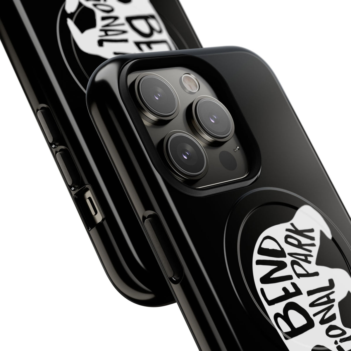 Big Bend National Park iPhone Case with MagSafe - Black Bear Design