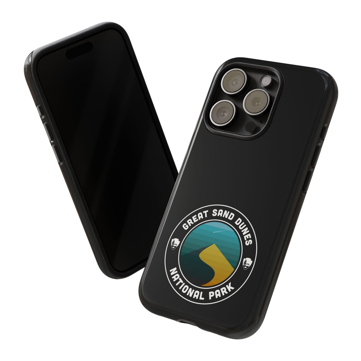 Great Sand Dunes National Park Phone Case - Round Emblem Design