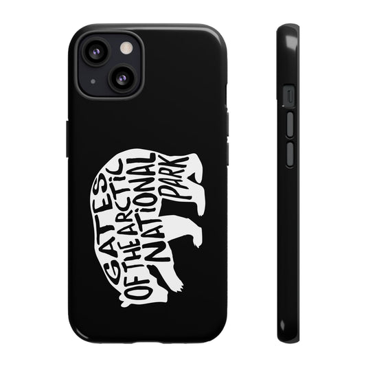 Gates of the Arctic National Park Phone Case - Grizzly Bear Design