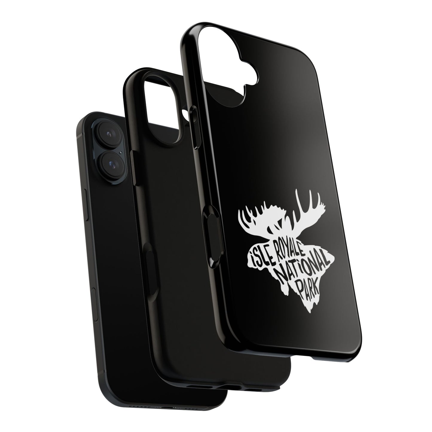 Isle Royale National Park Phone Case - Moose Design