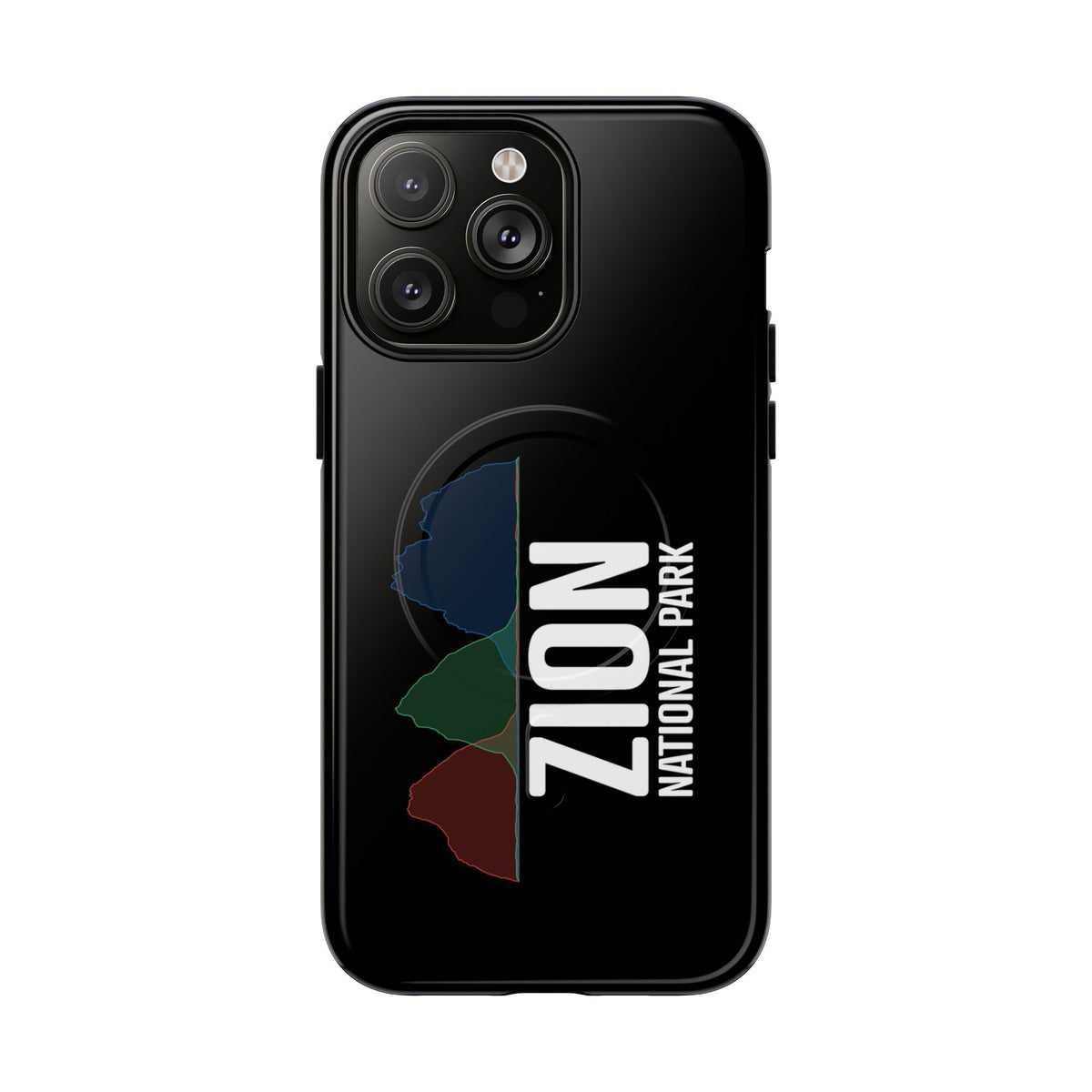 Zion National Park iPhone Case with MagSafe - Histogram Design