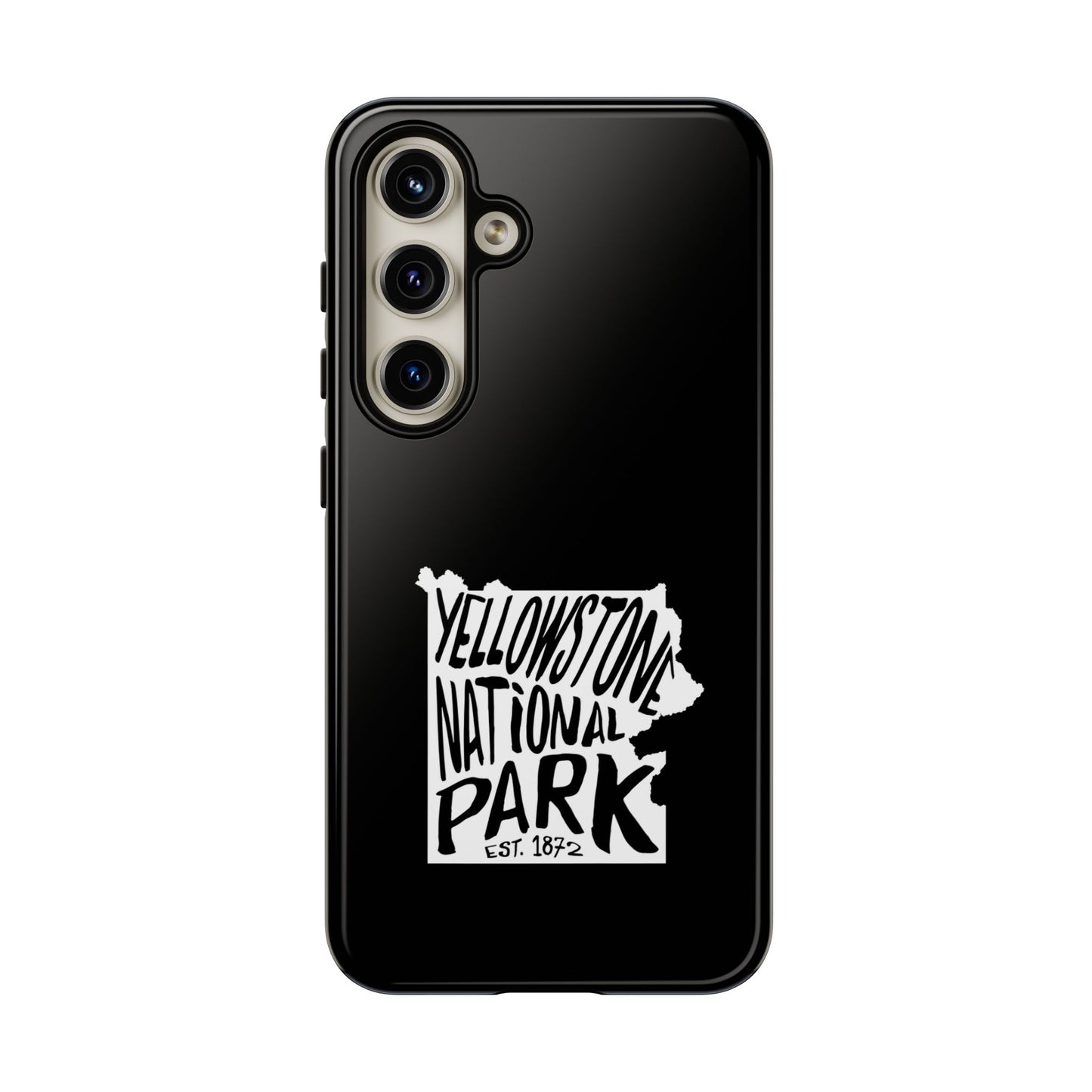 Yellowstone National Park Phone Case - Map Design
