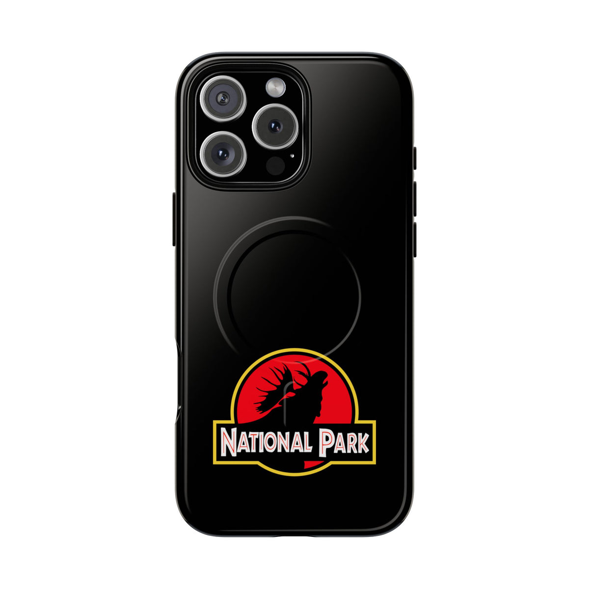 Moose National Park iPhone Case with MagSafe - Parody Logo