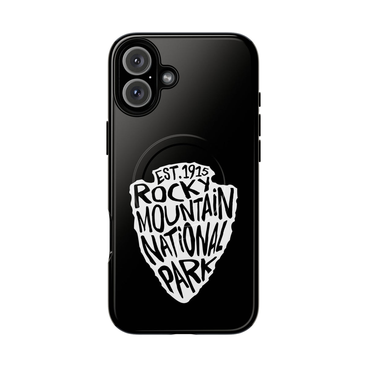 Rocky Mountain National Park iPhone Case with MagSafe - Arrowhead Design