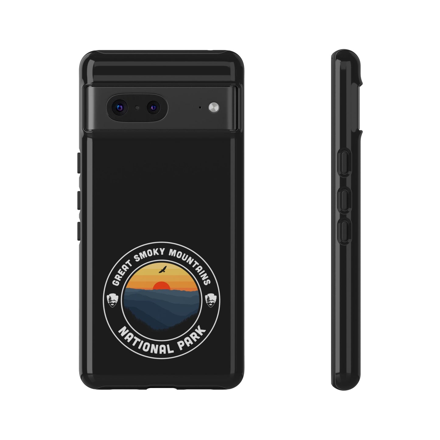Great Smoky Mountains National Park Phone Case - Round Emblem Design