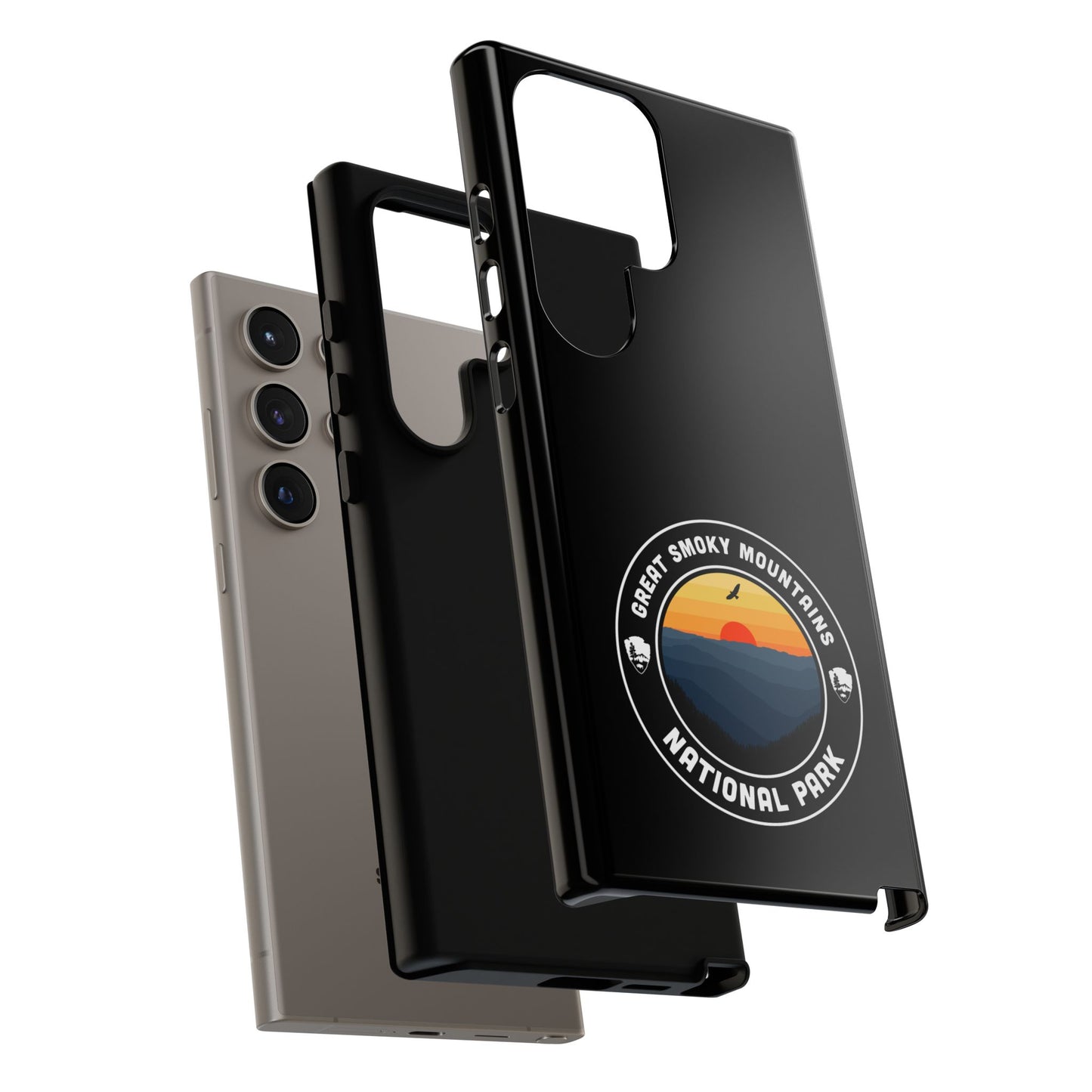 Great Smoky Mountains National Park Phone Case - Round Emblem Design