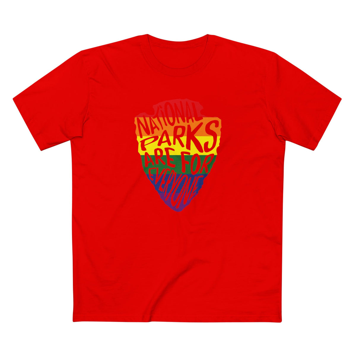 National Parks Are For Everyone T-Shirt in Red