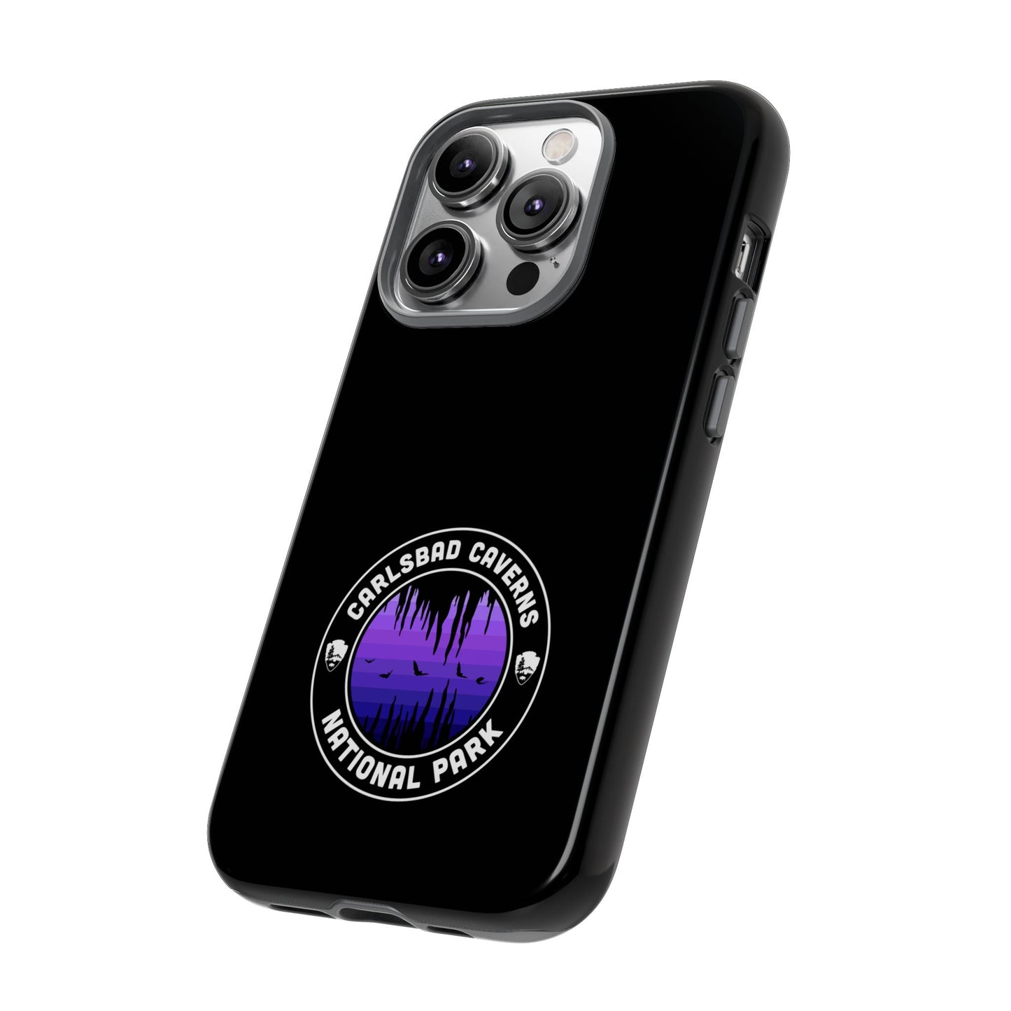 Carlsbad Caverns National Park Phone Case - Round Emblem Design