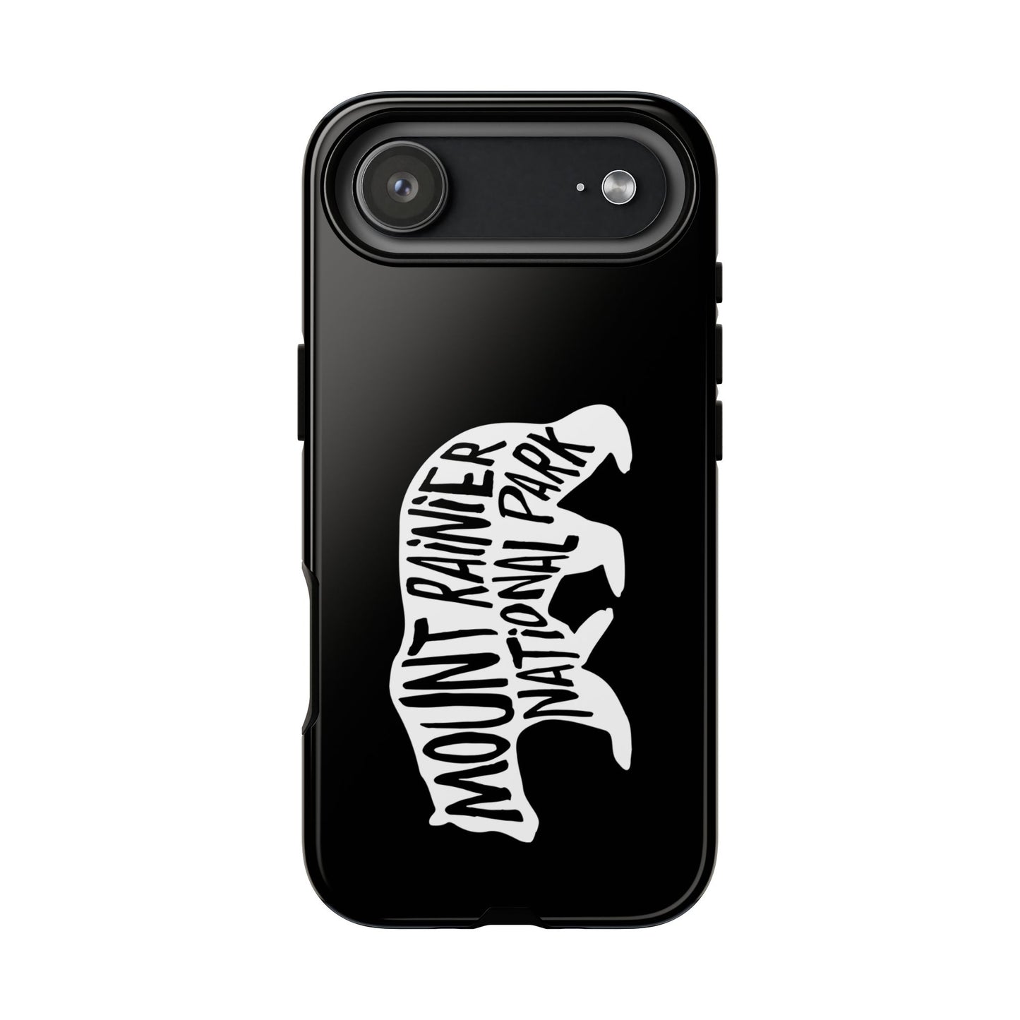 Mount Rainier National Park Phone Case - Black Bear Design