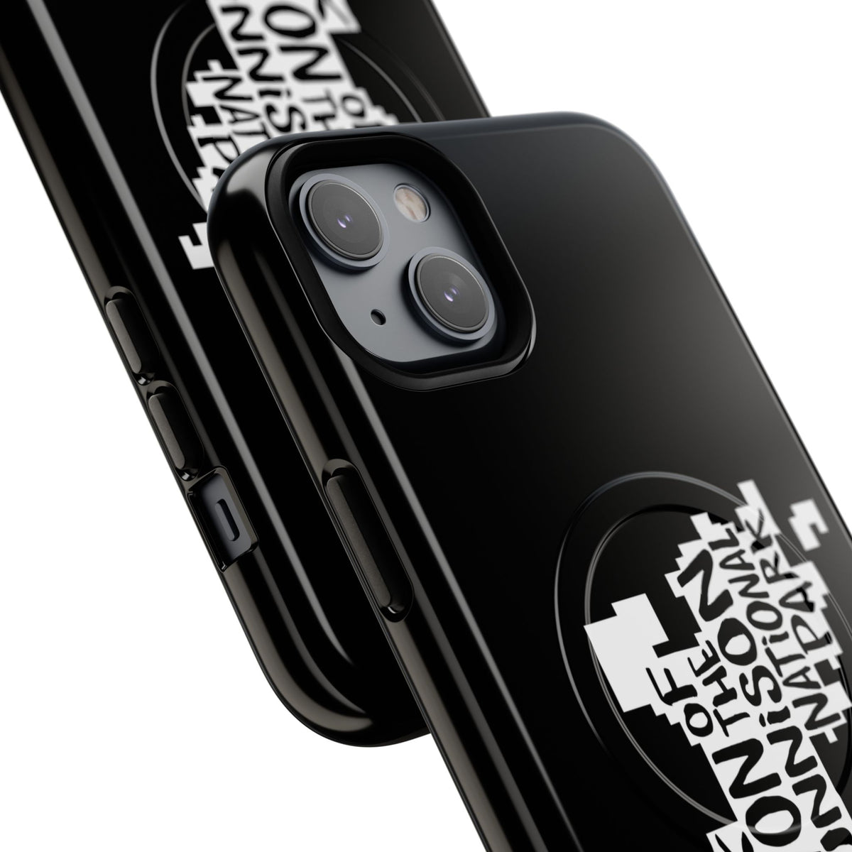 Black Canyon of the Gunnison National Park iPhone Case with MagSafe - Map Design