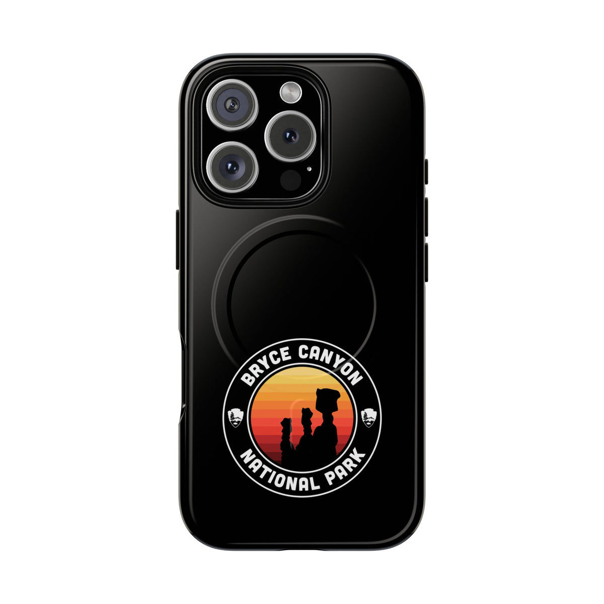 Bryce Canyon National Park iPhone Case with MagSafe - Round Emblem Design