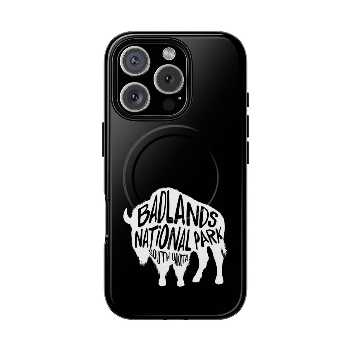 Badlands National Park iPhone Case with MagSafe - Bison Design