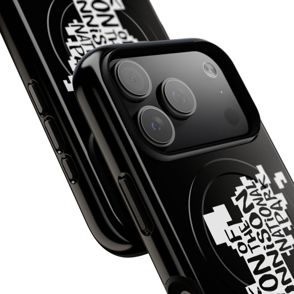 Black Canyon of the Gunnison National Park iPhone Case with MagSafe - Map Design