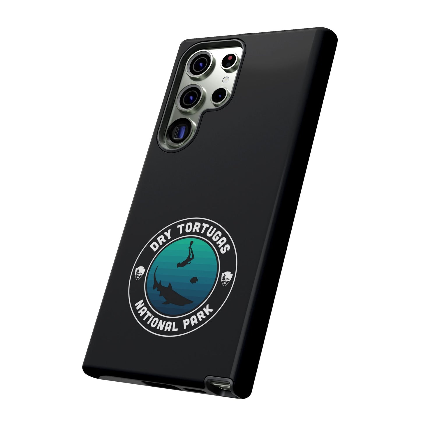 Dry Tortugas National Park Phone Case - Round Emblem Design