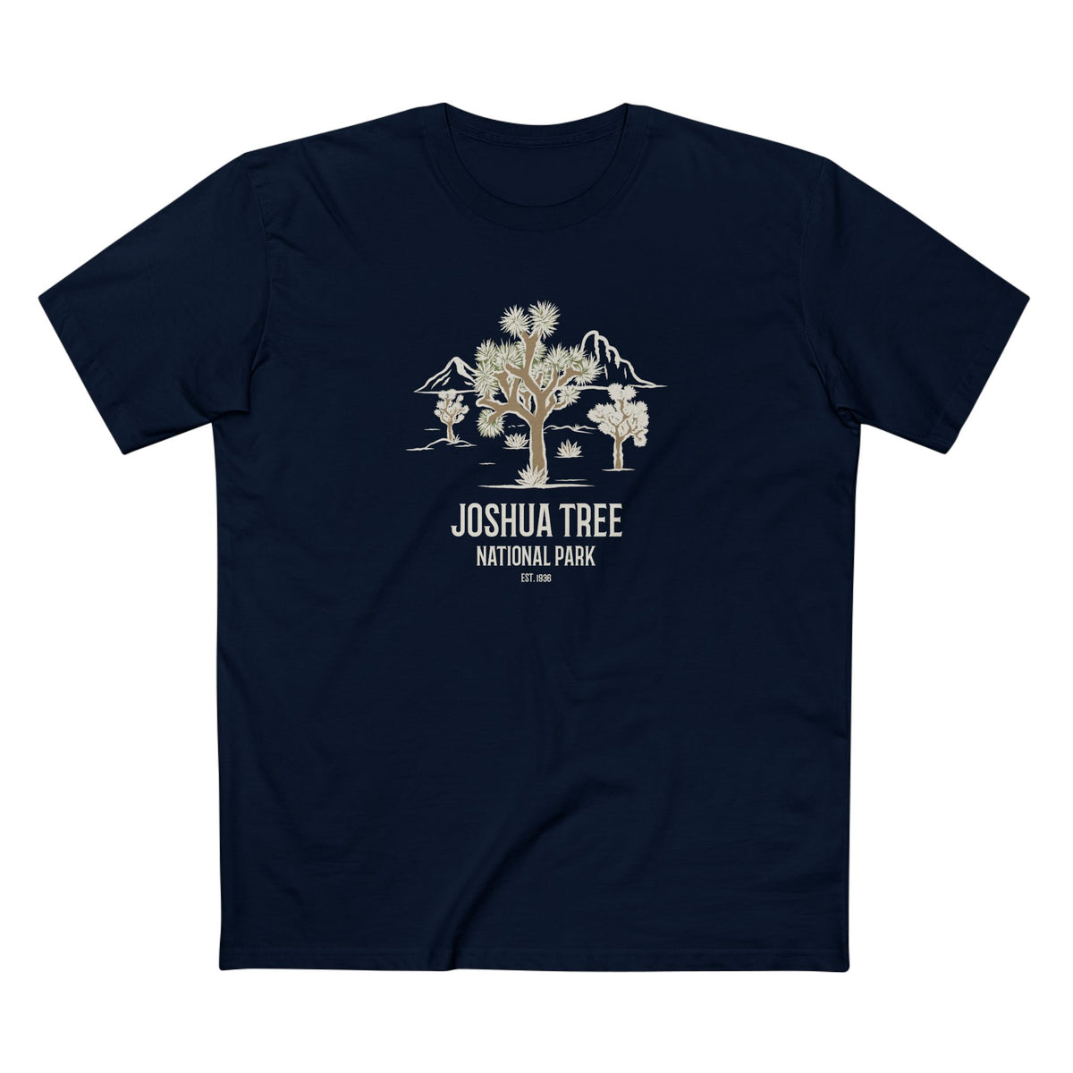 Joshua Tree National Park T-Shirt - Joshua Tree in Navy