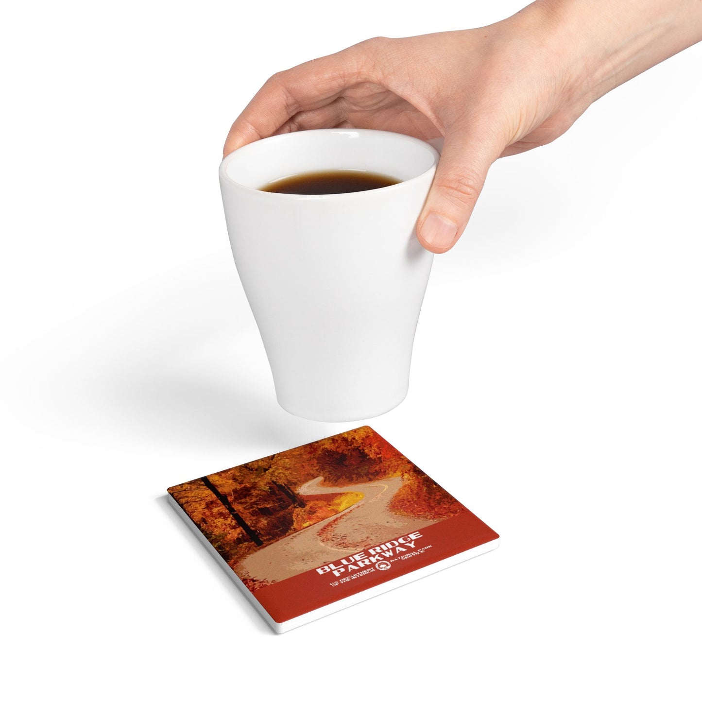 Blue Ridge Parkway Ceramic Coaster