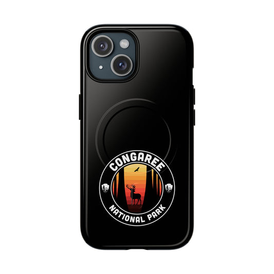 Congaree National Park iPhone Case with MagSafe - Round Emblem Design