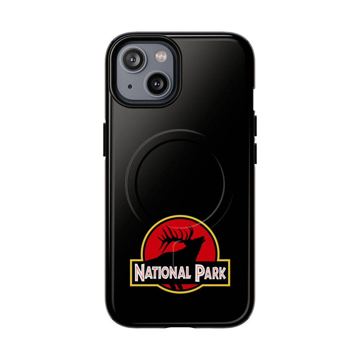 Elk National Park iPhone Case with MagSafe - Parody Logo