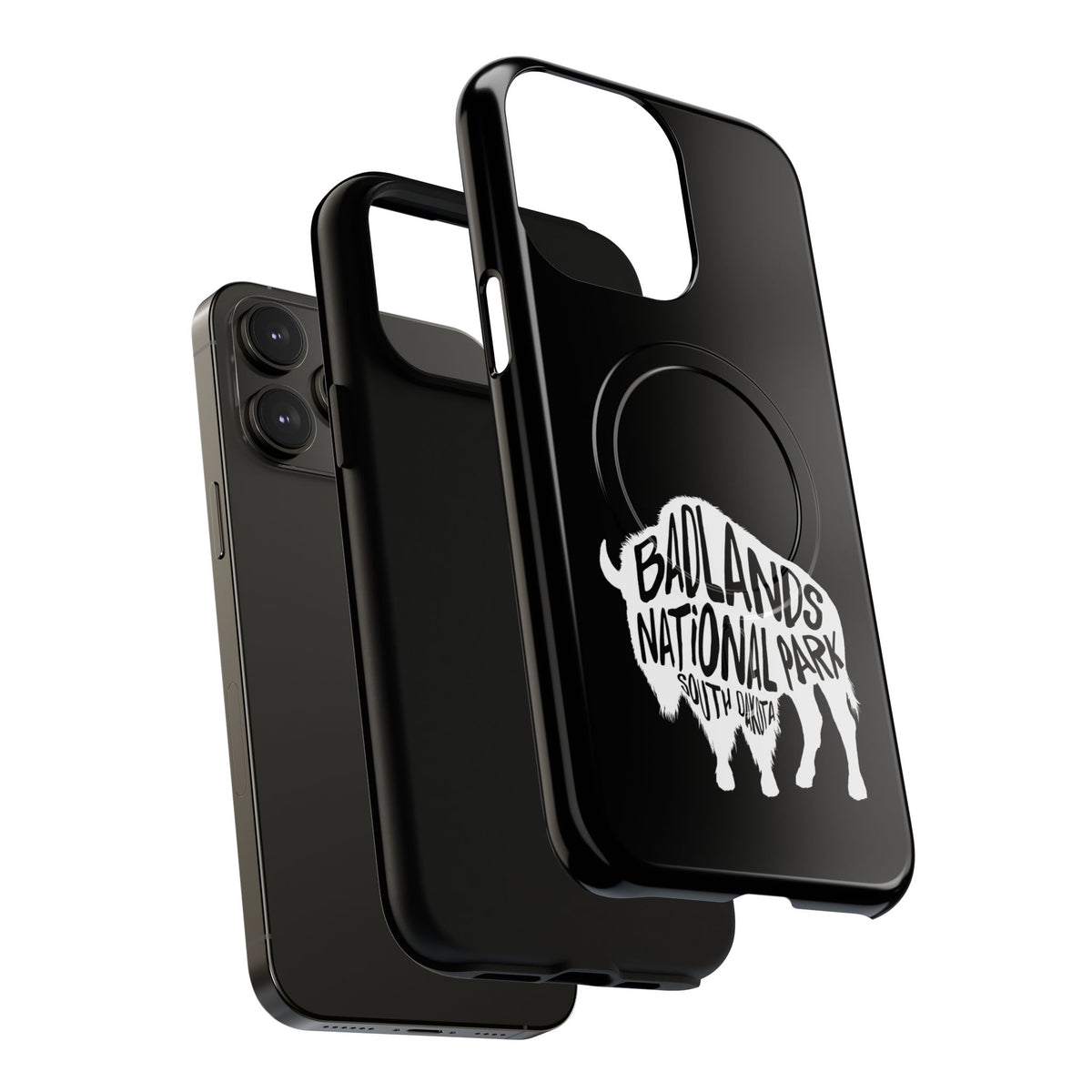 Badlands National Park iPhone Case with MagSafe - Bison Design