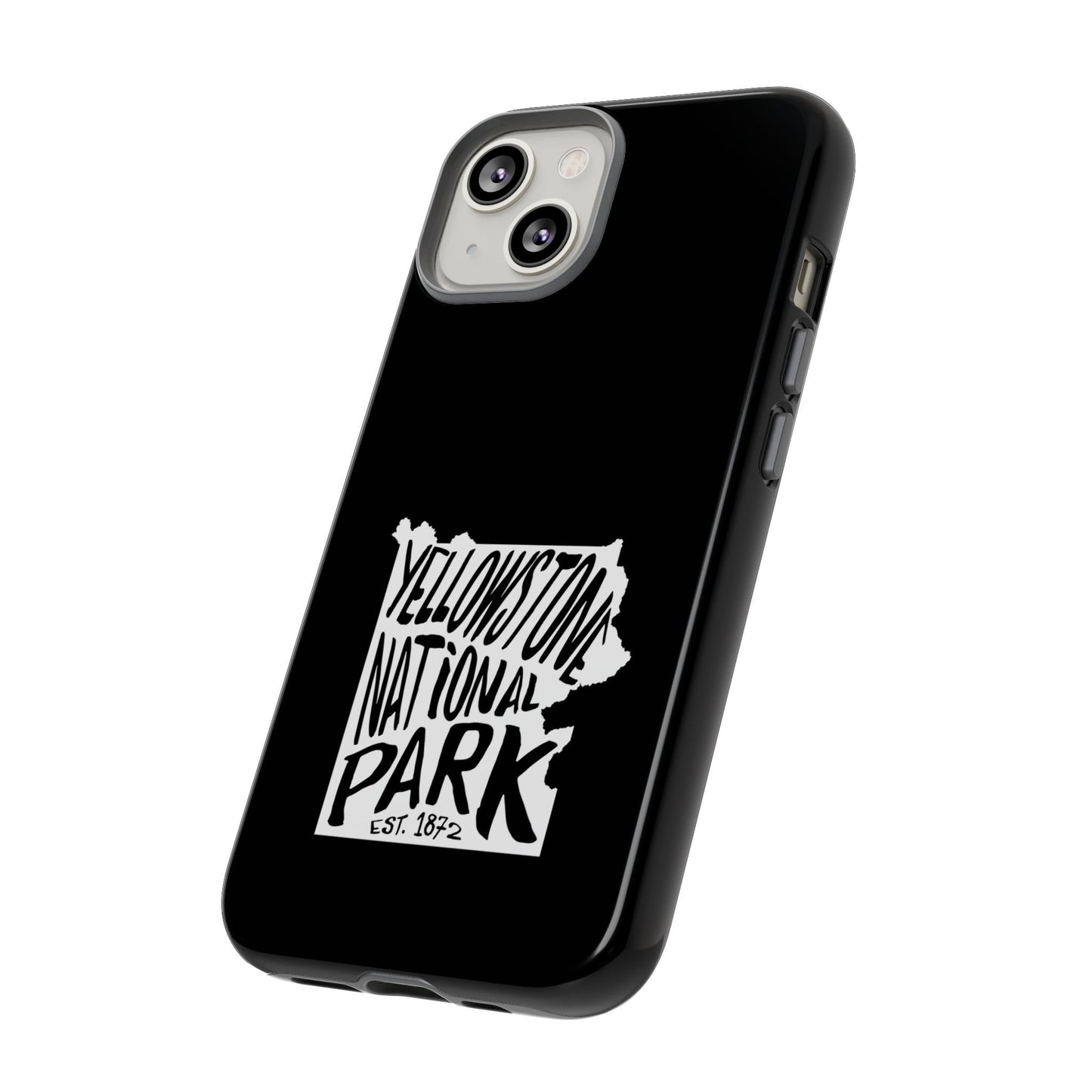 Yellowstone National Park Phone Case - Map Design