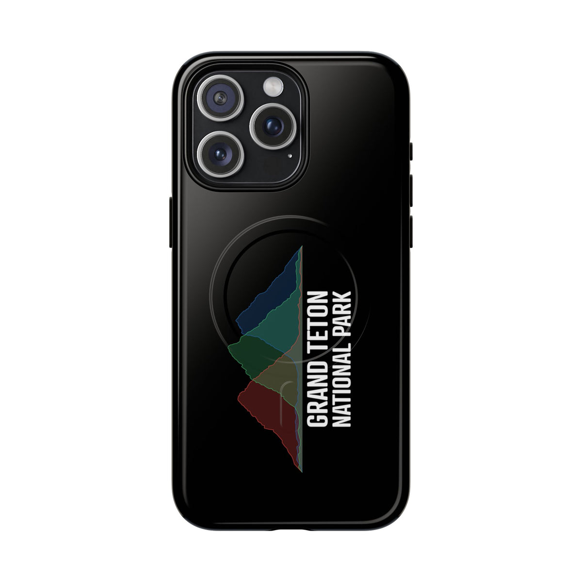 Grand Teton National Park iPhone Case with MagSafe - Histogram Design