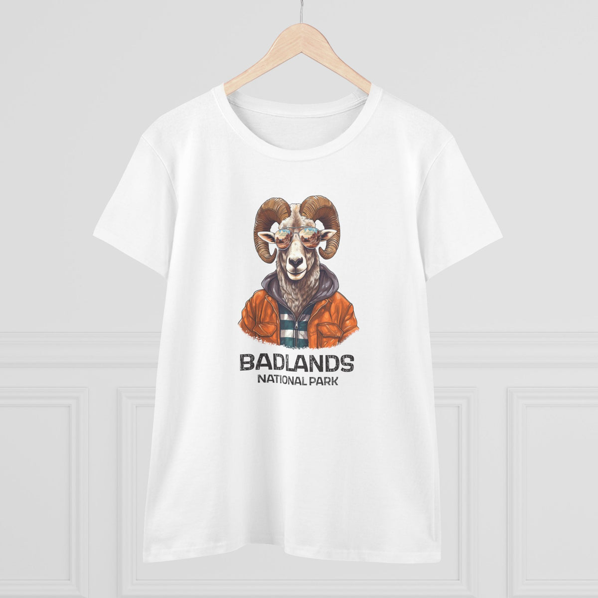 Badlands National Park Women's T-Shirt - Cool Bighorn Sheep