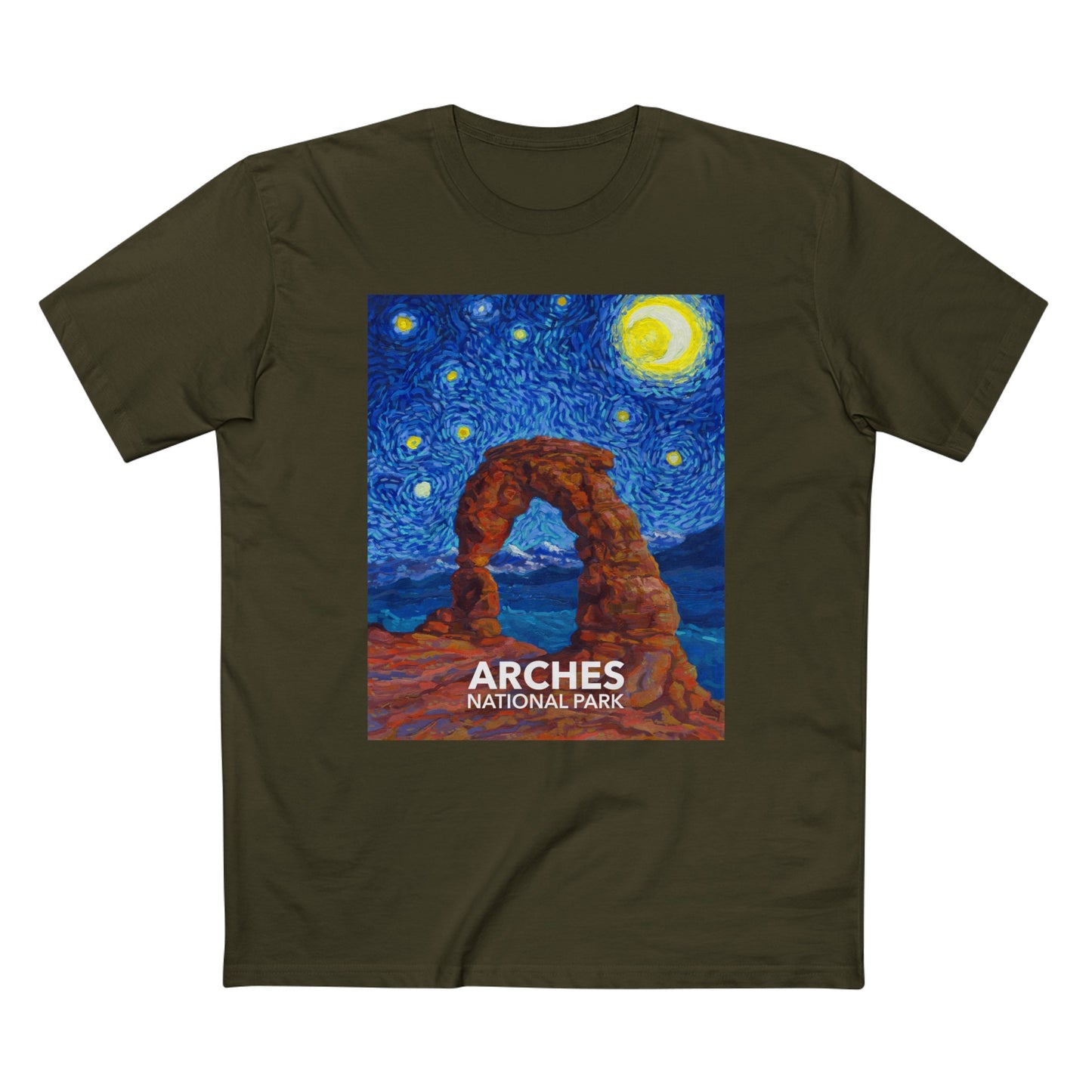 Arches National Park T-Shirt - The Starry Night