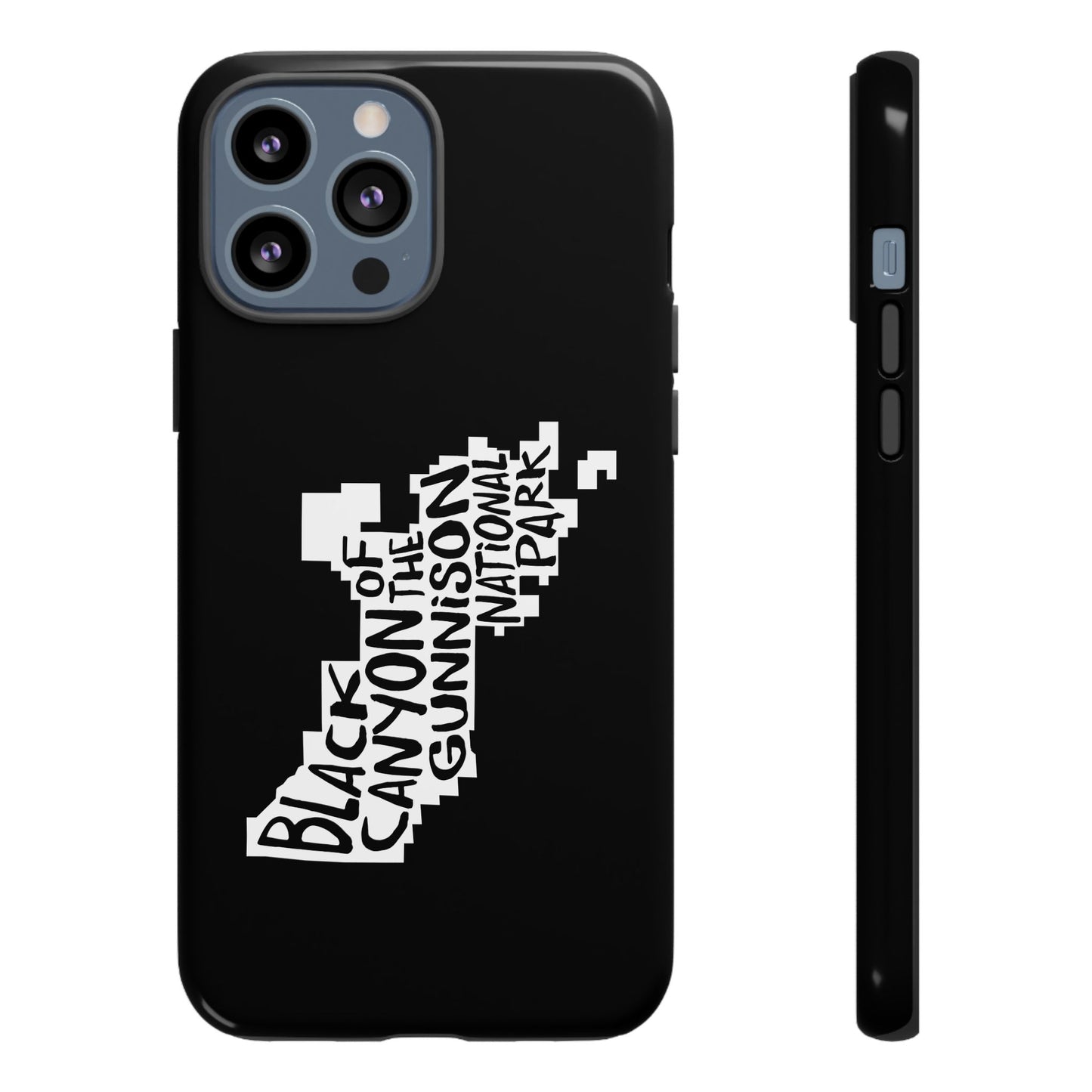 Black Canyon of the Gunnison National Park Phone Case - Map Design