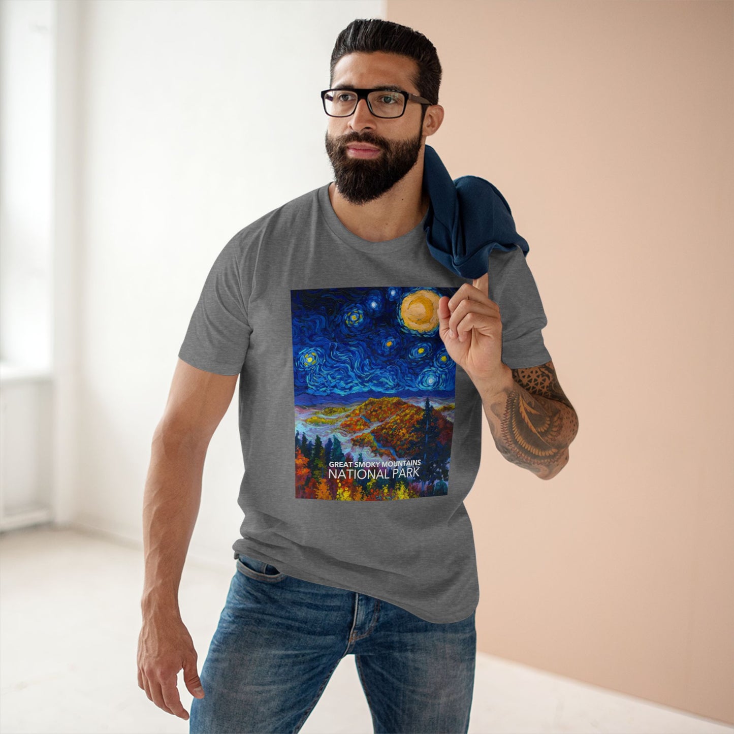 Great Smoky Mountains National Park T-Shirt - The Starry Night