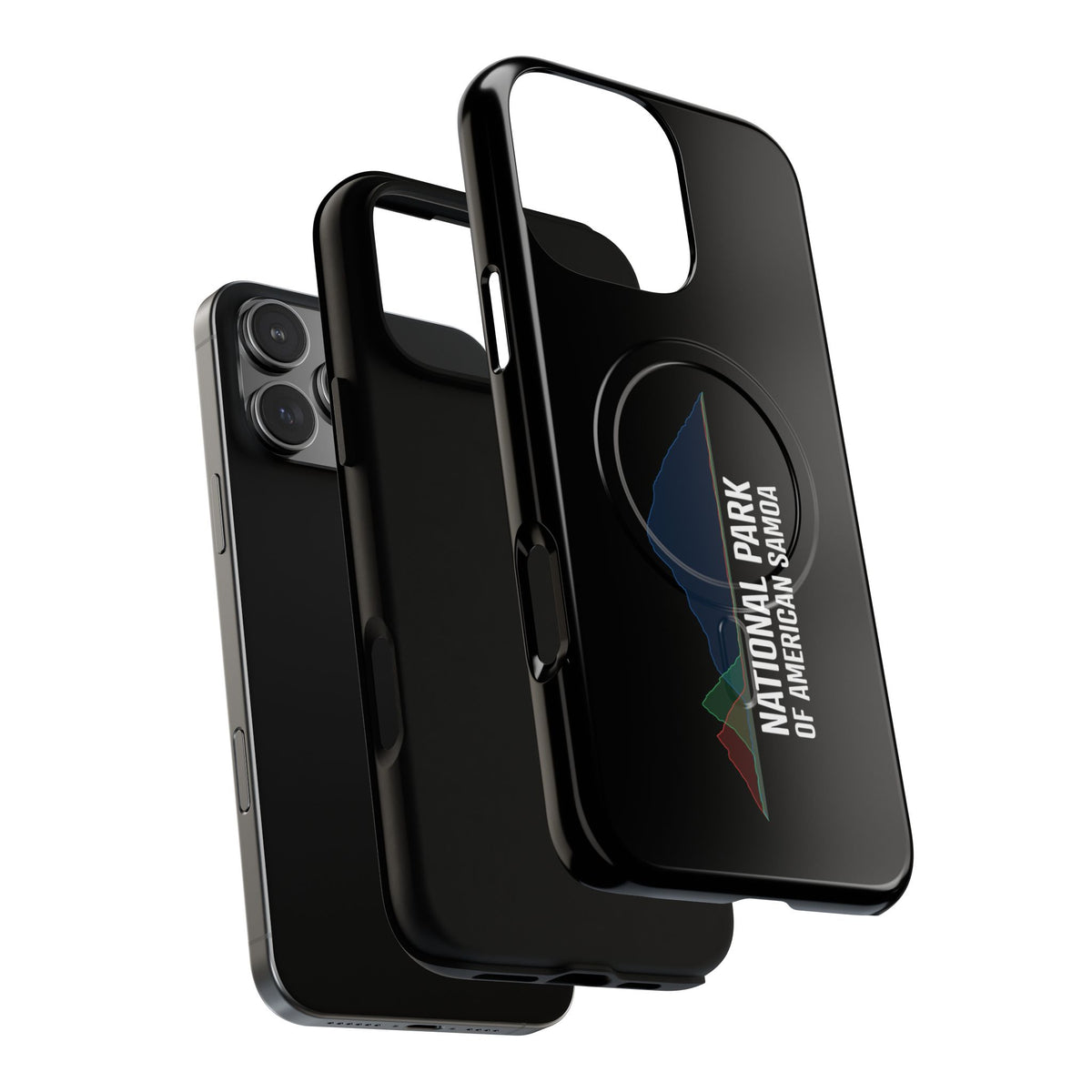 National Park of American Samoa iPhone Case with MagSafe - Histogram Design