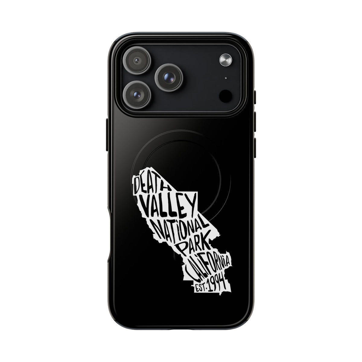 Death Valley National Park iPhone Case with MagSafe - Map Design