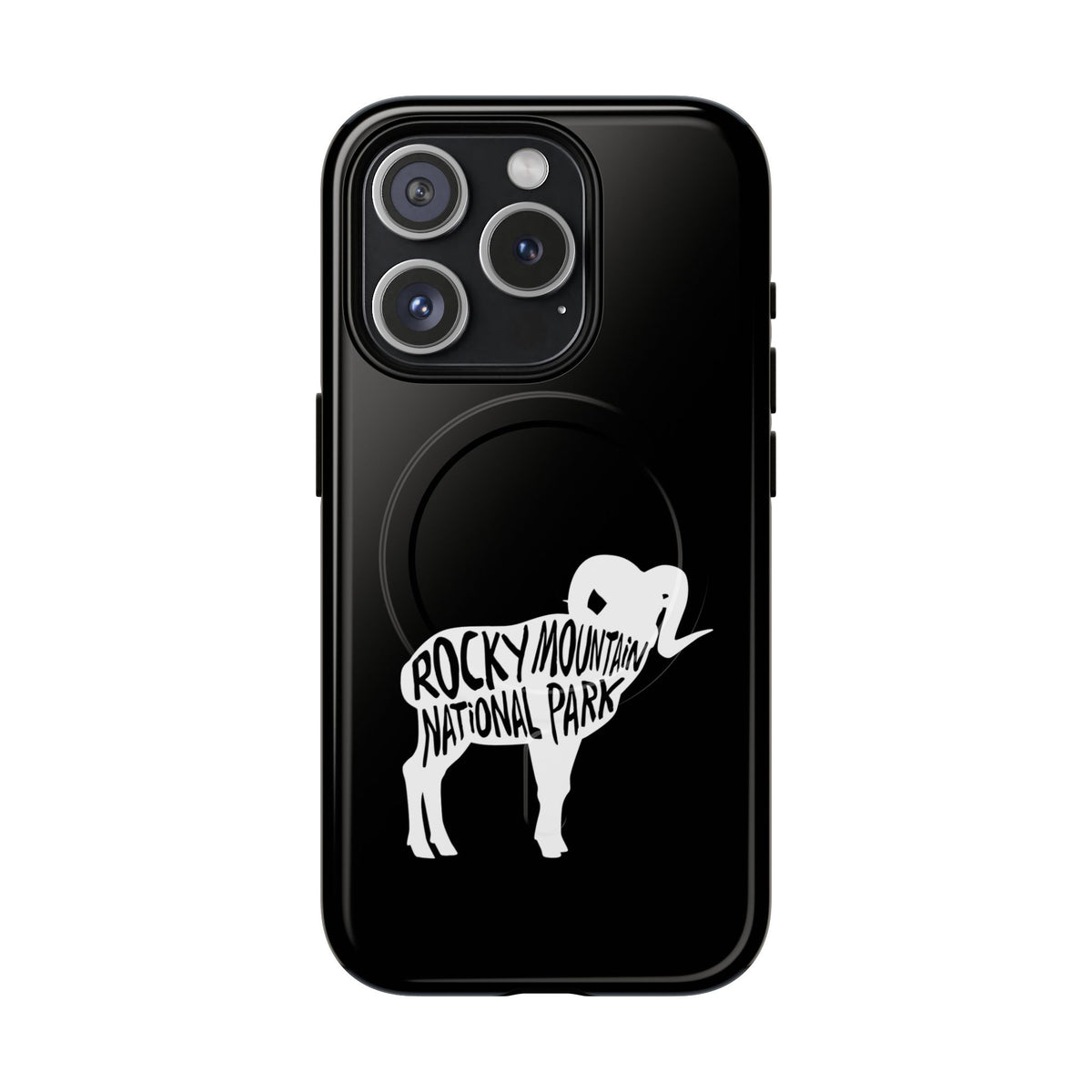 Rocky Mountain National Park iPhone Case with MagSafe - Bighorn Sheep Design