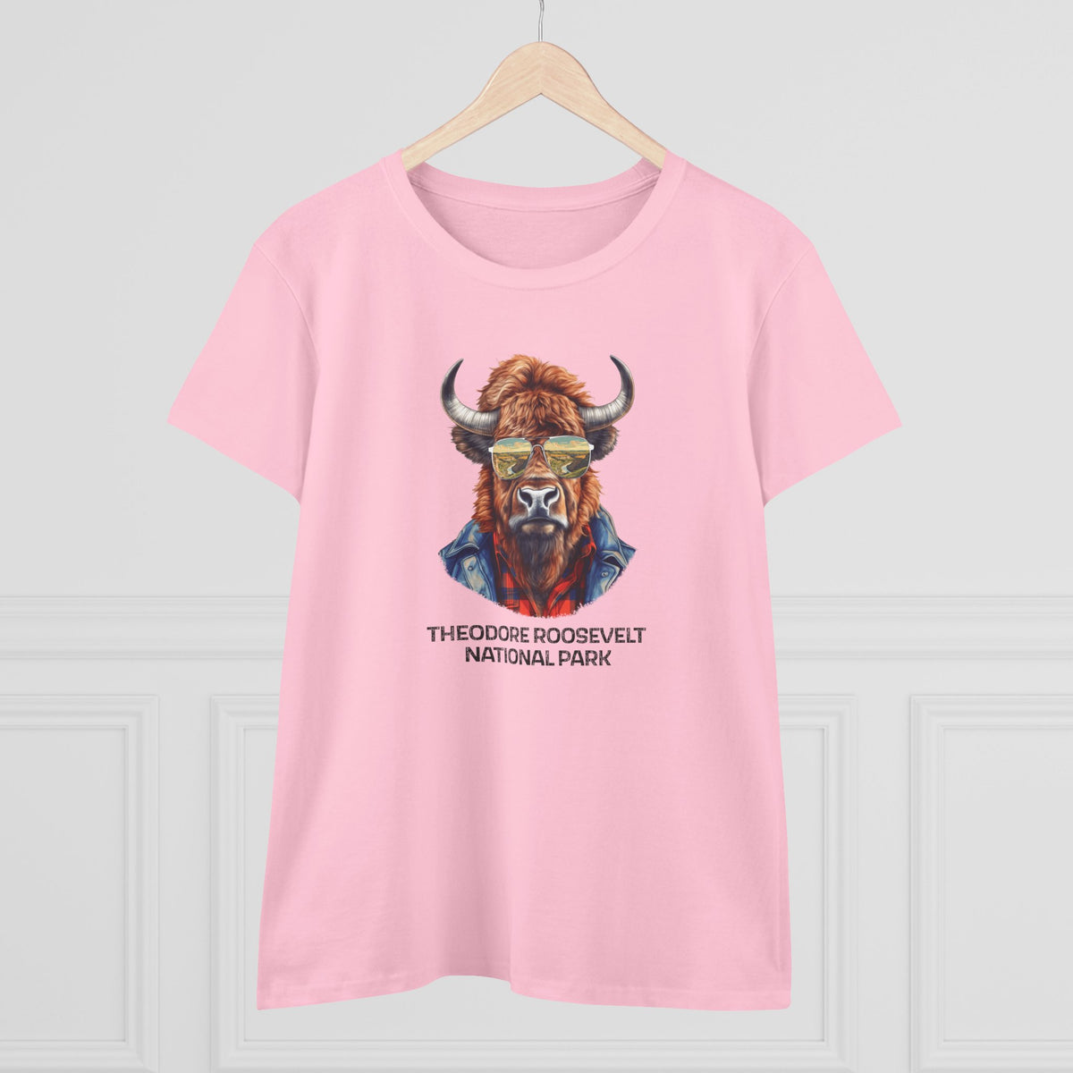 Theodore Roosevelt National Park Women's T-Shirt - Cool Bison