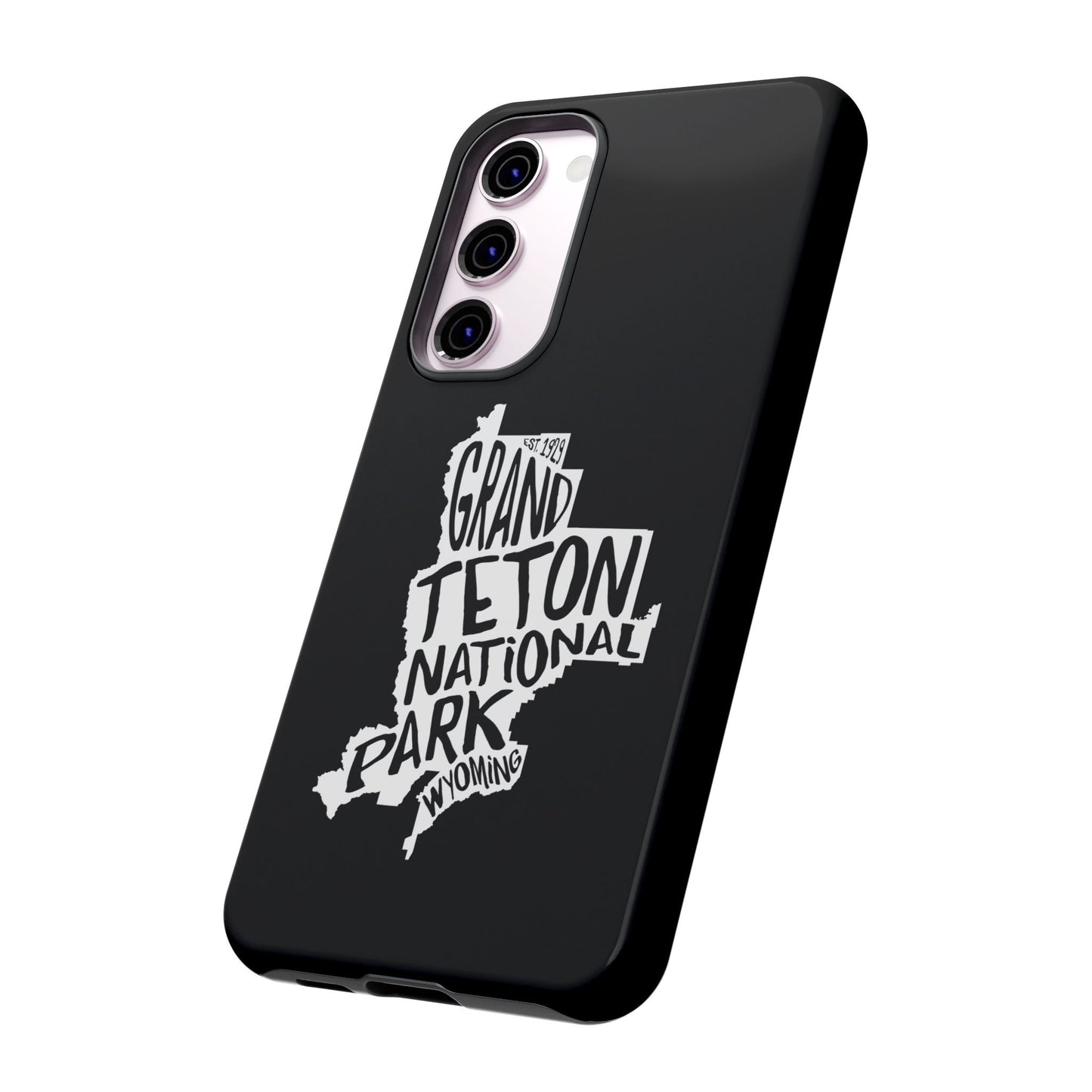 Grand Teton National Park Phone Case - Map Design