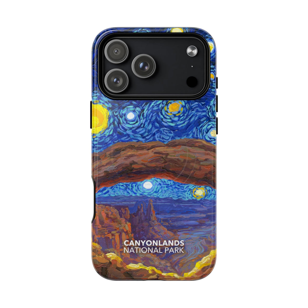 Canyonlands National Park iPhone Case with MagSafe - Starry Night