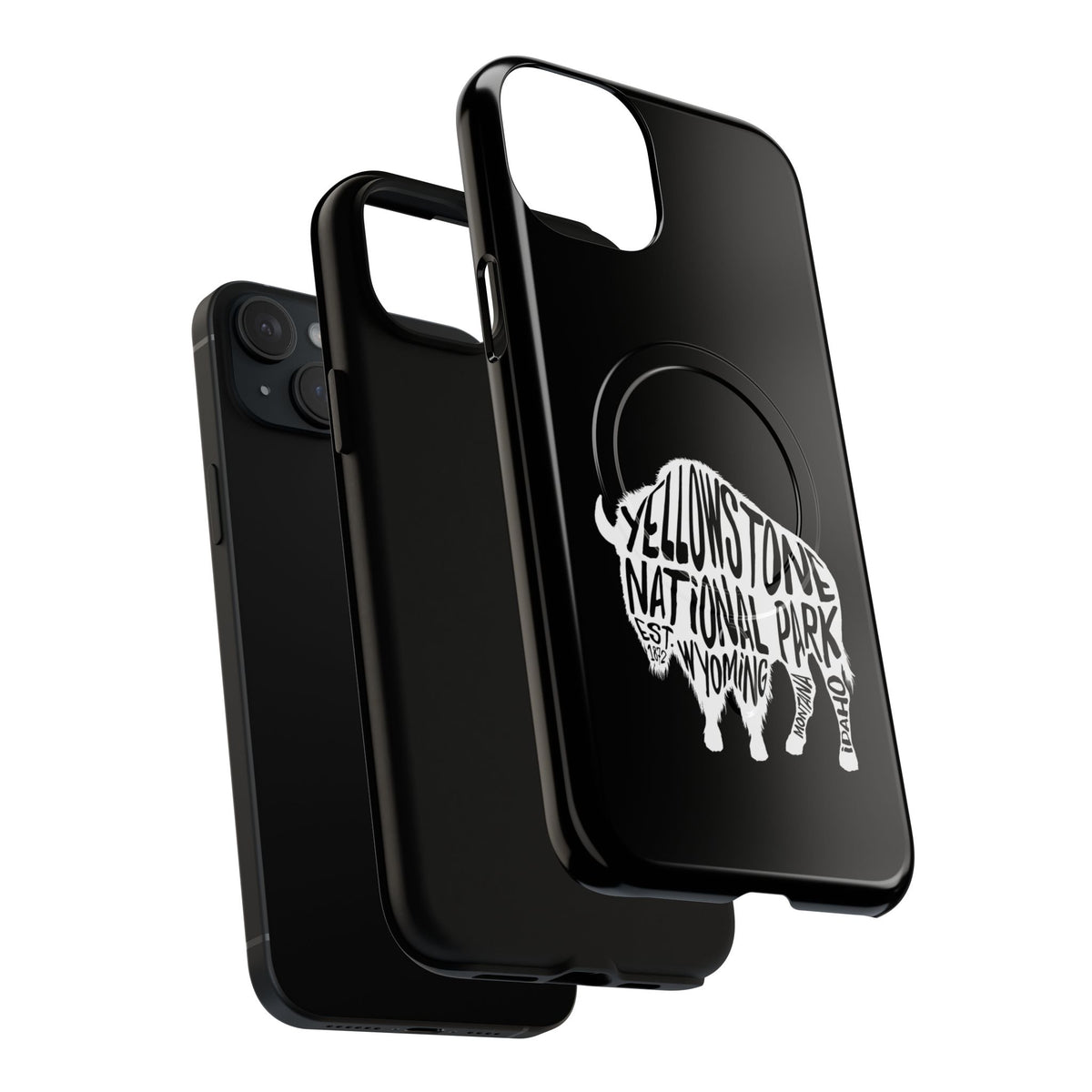 Yellowstone National Park iPhone Case with MagSafe - Bison Design