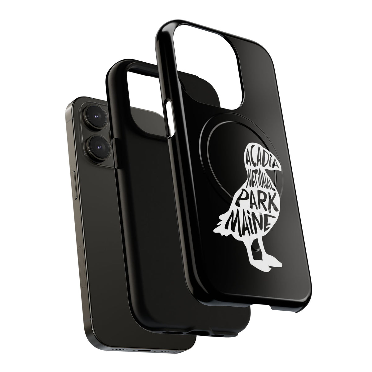Acadia National Park iPhone Case with MagSafe - Puffin Design