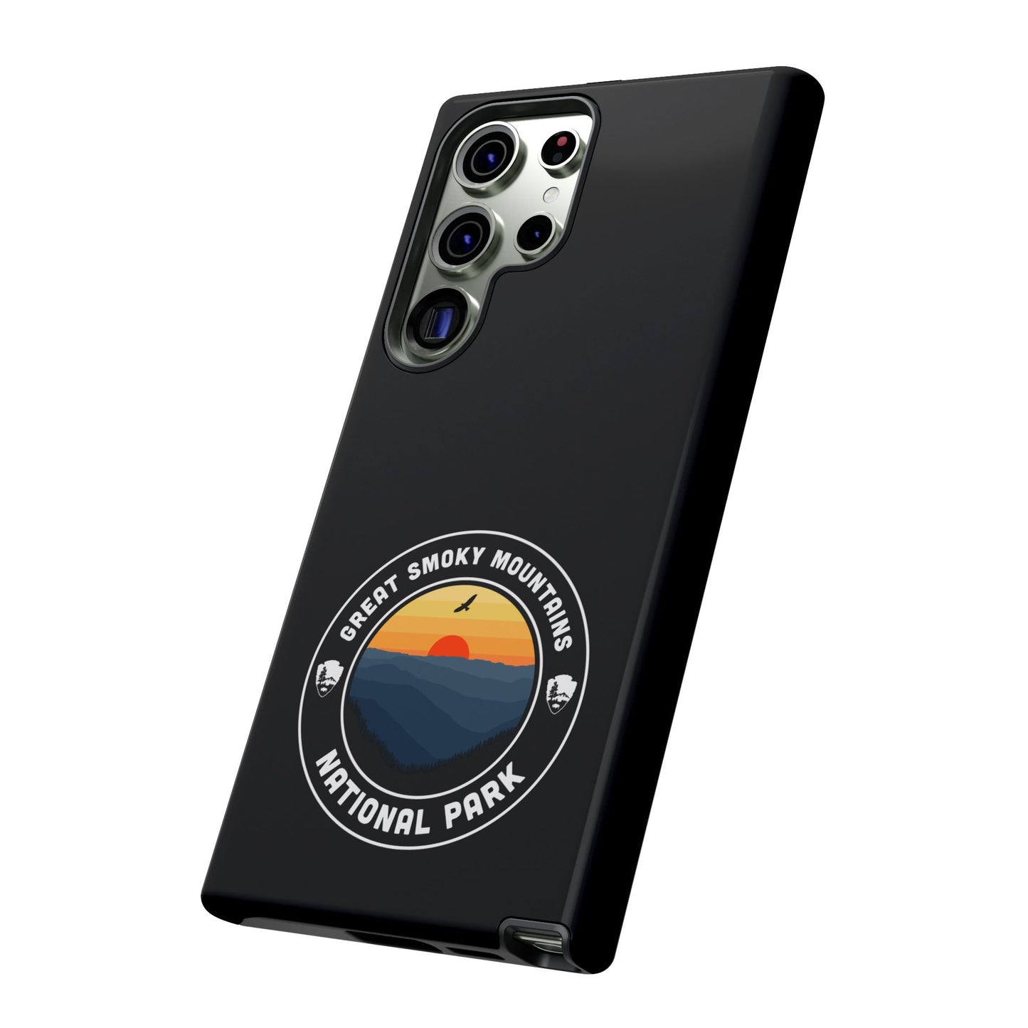 Great Smoky Mountains National Park Phone Case - Round Emblem Design